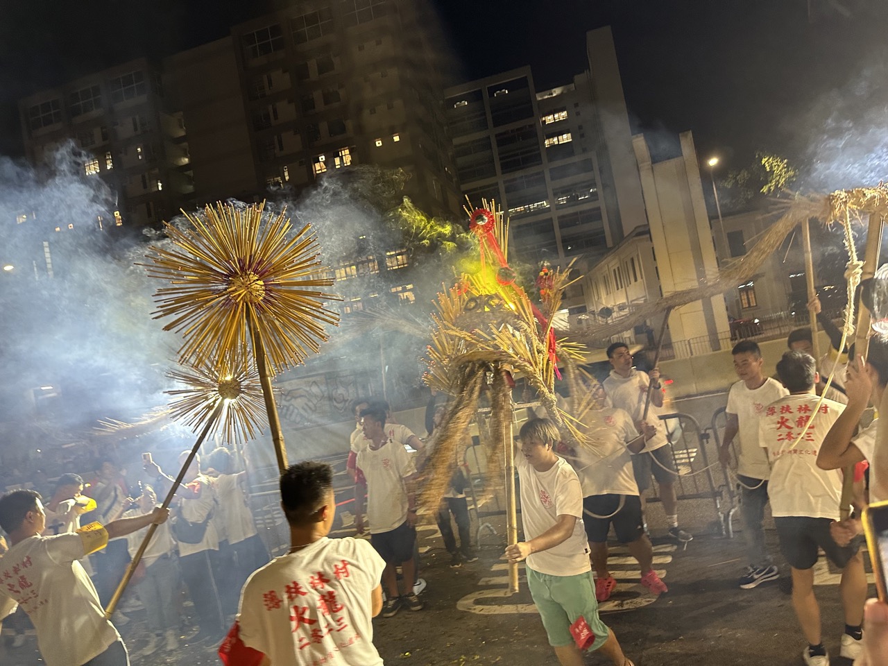 慶祝中華人民共和國成立74周年博扶林村中秋火龍之南區巡禮